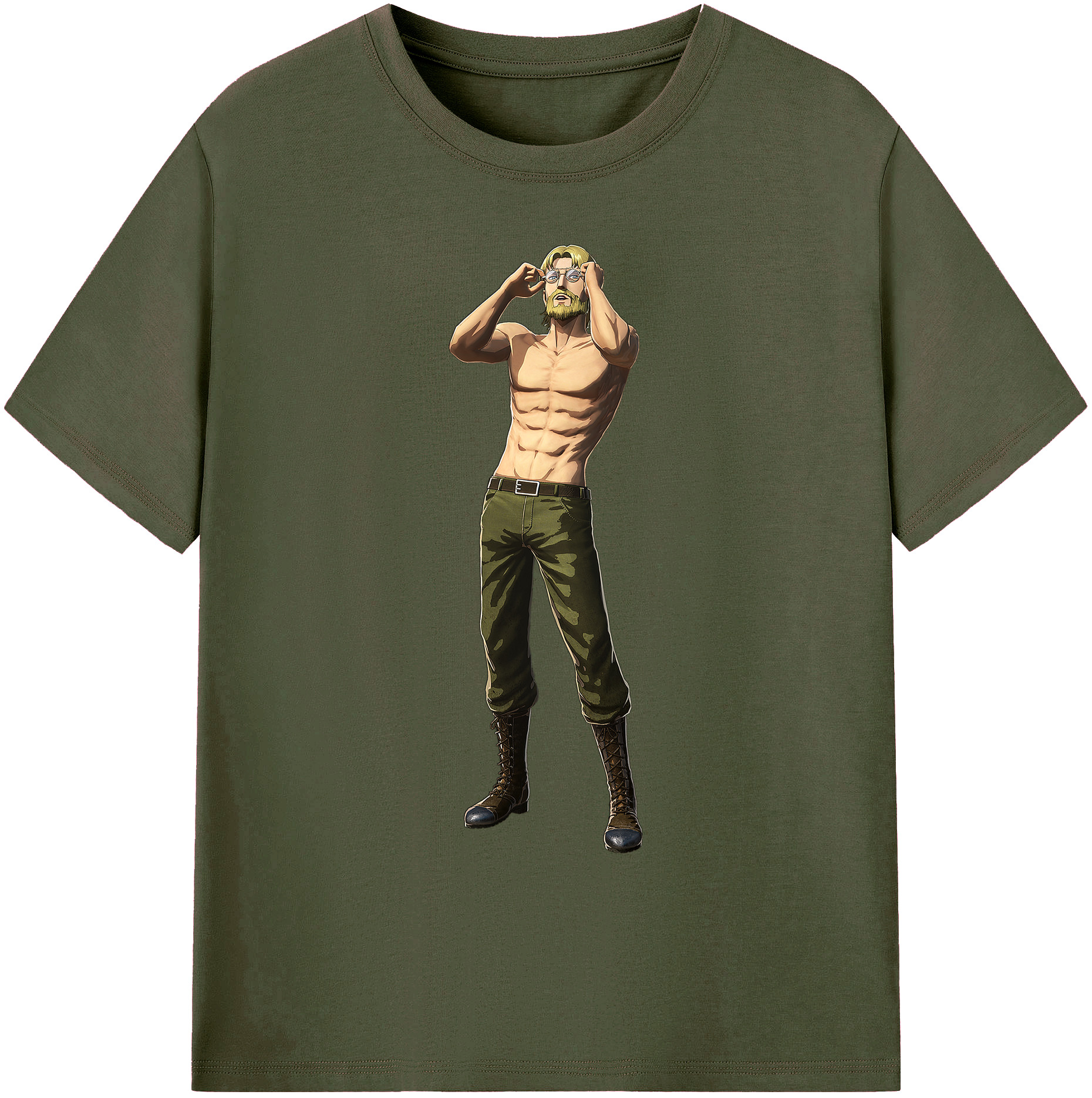 （画像用） 進撃の巨人 Attack on Titan 綿100％ メンズ半袖Tシャツ｜肌触りやわらか＆通気性